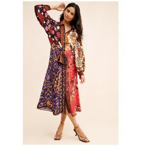 Farm Rio Miranda Mix midi dress